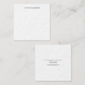 Modern professioneel, minimaal design notitiekaartje (Voorkant / Achterkant)