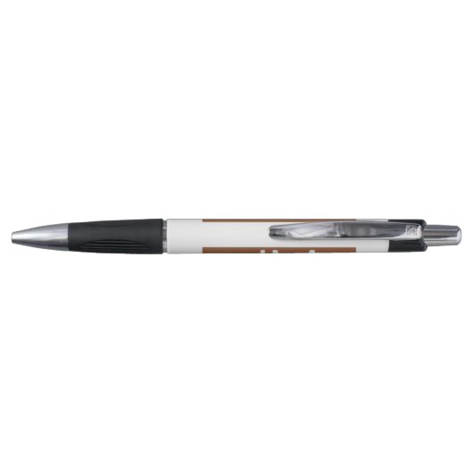 Modern professioneel minimaal ontwerp | Bruin & Wi Pen (Achterkant)