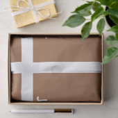 Modern professioneel minimaal ontwerp | Bruin & Wi Tissuepapier (Geschenk)