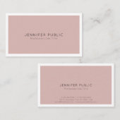 Modern Professioneel Minimalistisch Elegant Visitekaartje (Voorkant / Achterkant)