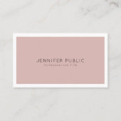 Modern Professioneel Minimalistisch Elegant Visitekaartje (Voorkant)