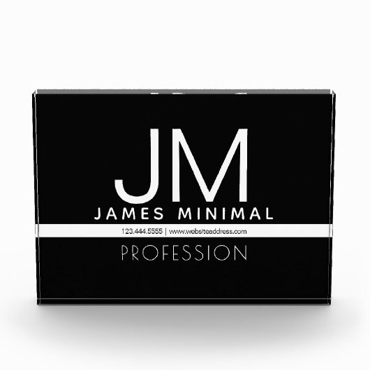 Modern professioneel minimalistisch ontwerp | Zwar Fotoblokken (Voorkant)