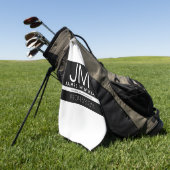 Modern professioneel minimalistisch ontwerp | Zwar Golfhanddoek (Groen)