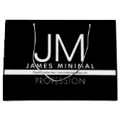 Modern professioneel minimalistisch ontwerp | Zwar Groot Cadeauzakje (Voorkant)