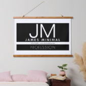 Modern professioneel minimalistisch ontwerp | Zwar Hangend Wandkleed (Slaapkamer)