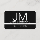 Modern professioneel minimalistisch ontwerp | Zwar Informatiekaartje (Voorkant)