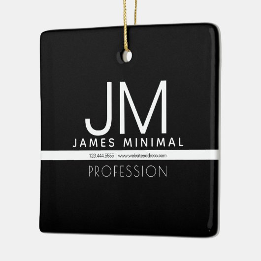 Modern professioneel minimalistisch ontwerp | Zwar Keramisch Ornament (Links)