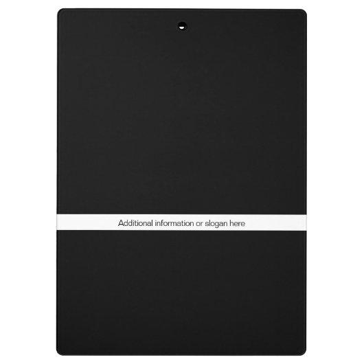 Modern professioneel minimalistisch ontwerp | Zwar Klembord (Achterkant)