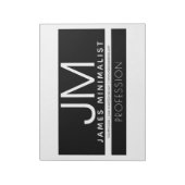 Modern professioneel minimalistisch ontwerp | Zwar Notitieblok (Linkerzijde)