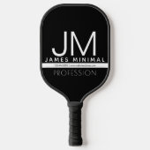 Modern professioneel minimalistisch ontwerp | Zwar Pickleball Paddle (Voorkant)