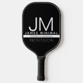 Modern professioneel minimalistisch ontwerp | Zwar Pickleball Paddle (Achterkant)