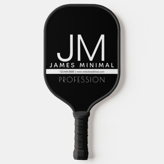 Modern professioneel minimalistisch ontwerp | Zwar Pickleball Paddle (Achterkant)