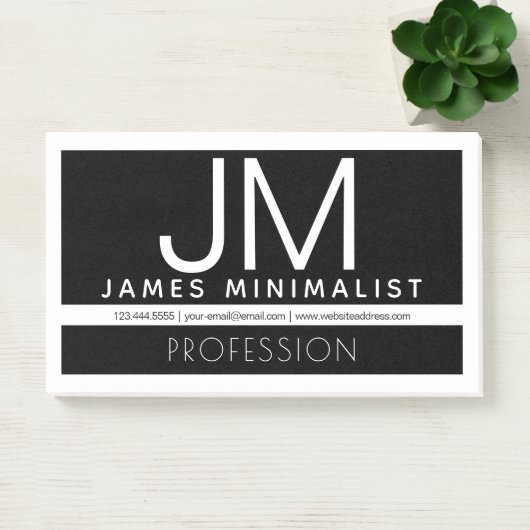 Modern professioneel minimalistisch ontwerp | Zwar Post-it® Notes (Kantoor)