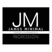 Modern professioneel minimalistisch ontwerp | Zwar Rubberstempel (Afrduk)