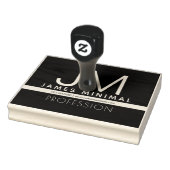 Modern professioneel minimalistisch ontwerp | Zwar Rubberstempel (Stempel)