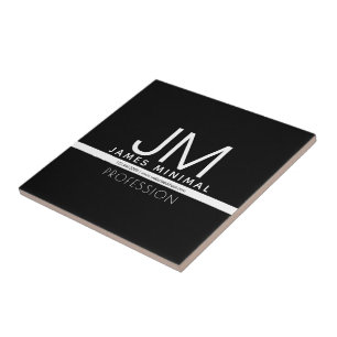 Modern professioneel minimalistisch ontwerp   Zwar Tegeltje