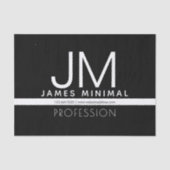 Modern professioneel minimalistisch ontwerp | Zwar Tissuepapier (Voorkant)