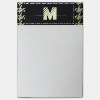 Modern professioneel monogram post-it® notes