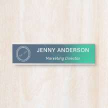 Modern Professioneel Naambord & Logo Kantoor Deur