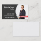 Modern professioneel onroerend goed, foto visitekaartje (Voorkant / Achterkant)