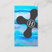 Modern professioneel sanitair Visitekaartje (Voorkant)