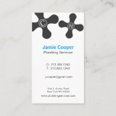 Modern professioneel sanitair Visitekaartje (Achterkant)