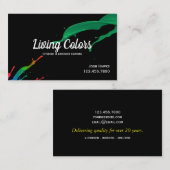 Modern professioneel schilderend Visitekaartje (Voorkant / Achterkant)