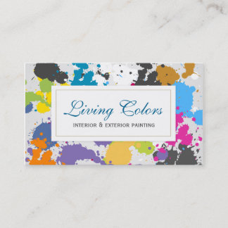 Modern professioneel schilderend Visitekaartje
