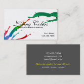 Modern professioneel schilderend Visitekaartje (Voorkant / Achterkant)