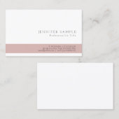 Modern Professioneel Stijlvol Minimalistisch Ontwe Visitekaartje (Voorkant / Achterkant)