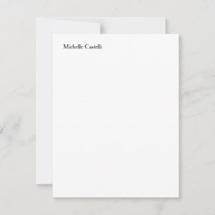 Modern Professioneel Uniek Voeg Jouw namen toe Notitiekaartje