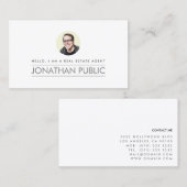 Modern professioneel vastgoed visitekaartje (Voorkant / Achterkant)