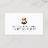 Modern professioneel vastgoed visitekaartje (Voorkant)