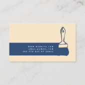 Modern professioneel verfbedrijf visitekaartje (Achterkant)