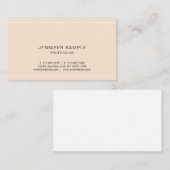 Modern Professioneel Verfijnd Eenvoudig Duidelijk Visitekaartje (Voorkant / Achterkant)