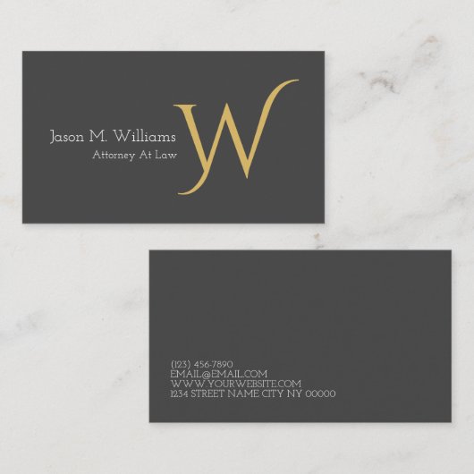 Modern professioneel Visitekaartje (Voorkant / Achterkant)