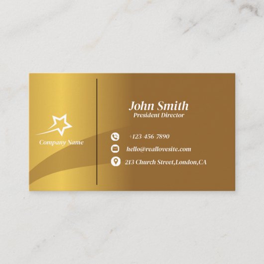 Modern professioneel Visitekaartje (Voorkant)