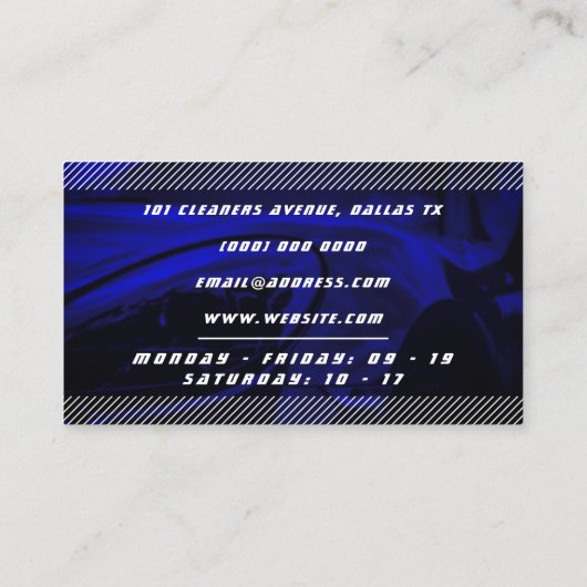 Modern professioneel visitekaartje (Achterkant)