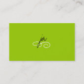 Modern professioneel Visitekaartje (Achterkant)