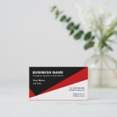 Modern professioneel Visitekaartje (Staand voorkant)