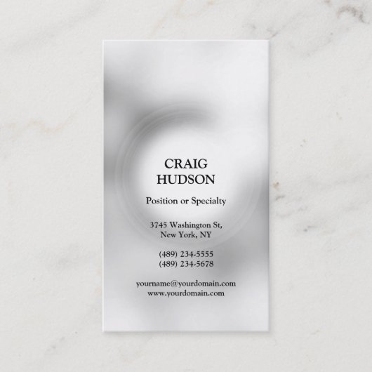 Modern professioneel Visitekaartje (Voorkant)