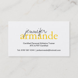 Modern professioneel Visitekaartje