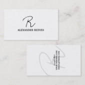 Modern professioneel Visitekaartje (Voorkant / Achterkant)