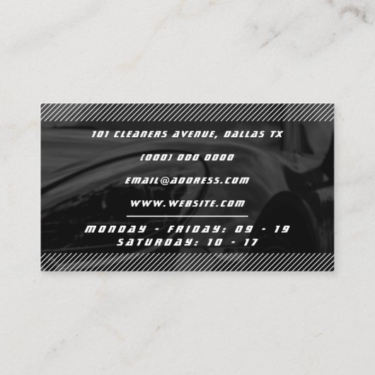 Modern professioneel visitekaartje (Achterkant)