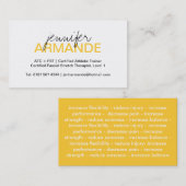 Modern professioneel Visitekaartje (Voorkant / Achterkant)