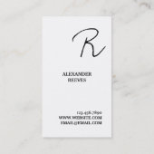 Modern professioneel Visitekaartje (Achterkant)