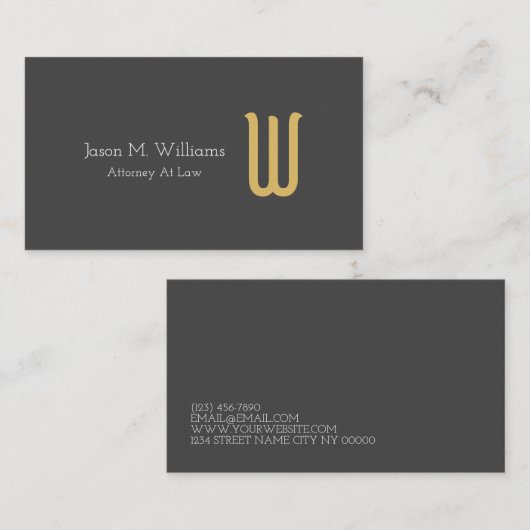 Modern professioneel Visitekaartje (Voorkant / Achterkant)