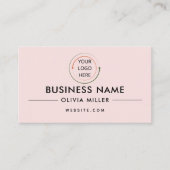 Modern professioneel Visitekaartje met QR-code (Voorkant)