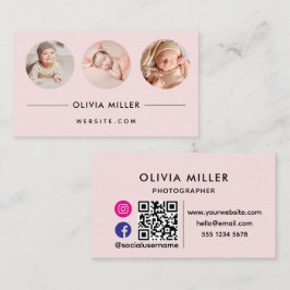 Modern professioneel Visitekaartje met QR-code