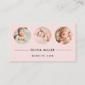 Modern professioneel Visitekaartje met QR-code (Voorkant)